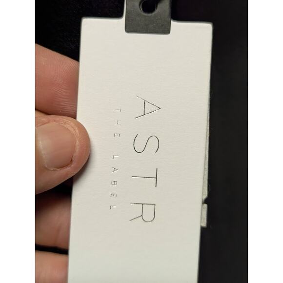 Bonjour Midi Dress ASTR The Label XS Peasant Elastic Back Panel button front - Picture 5 of 10